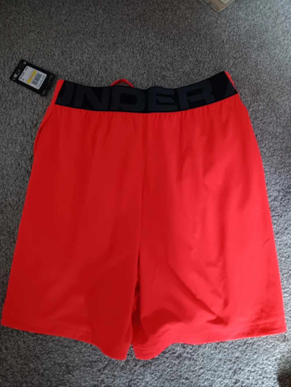 Under Armour Men's Bright Melon Athletic Shorts M NWT - Picture 3 of 5